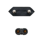 Cable Alimentación Forma 8 Nanocable 10.22.0402/ CEE7/16 Macho - C7 Hembra/ 1.5m/ Negro - PixelPlaza