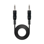 Cable Estéreo Nanocable 10.24.0103/ Jack 3.5 Macho - Jack 3.5 Macho/ 3m/ Negro - PixelPlaza