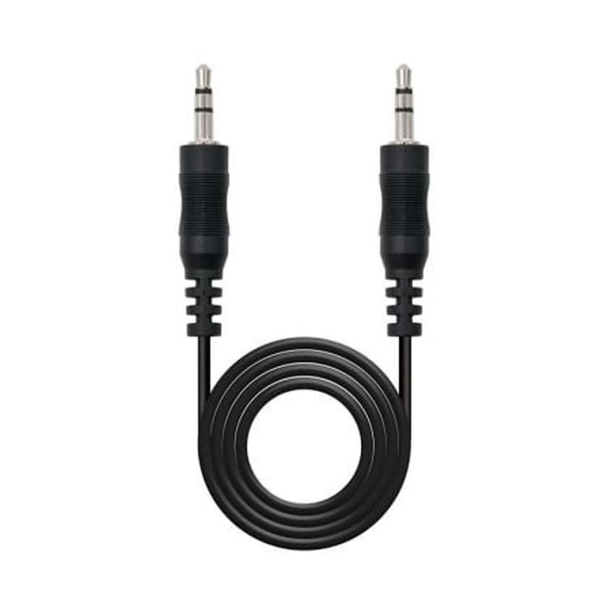 Cable Estéreo Nanocable 10.24.0103/ Jack 3.5 Macho - Jack 3.5 Macho/ 3m/ Negro - PixelPlaza