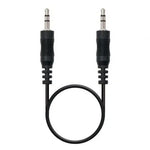 Cable Estéreo Nanocable 10.24.0120/ Jack 3.5 Macho - Jack 3.5 Macho/ 20m/ Negro - PixelPlaza