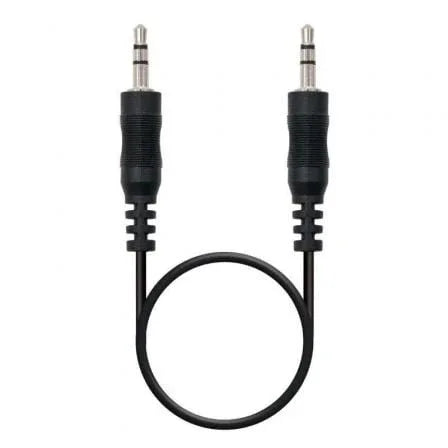 Cable Estéreo Nanocable 10.24.0120/ Jack 3.5 Macho - Jack 3.5 Macho/ 20m/ Negro - PixelPlaza