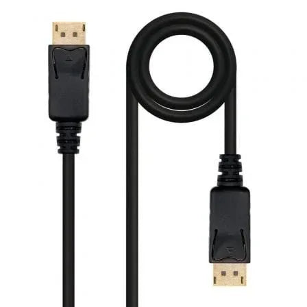 Cable DisplayPort 1.2 4K Nanocable 10.15.2301-L150/ DisplayPort Macho - DisplayPort Macho/ 1.5m/ Negro - PixelPlaza