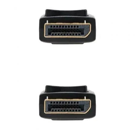 Cable DisplayPort 1.2 4K Nanocable 10.15.2301-L150/ DisplayPort Macho - DisplayPort Macho/ 1.5m/ Negro - PixelPlaza