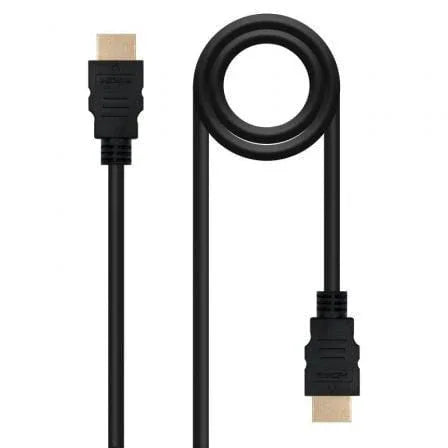 Cable HDMI 1.4 Nanocable 10.15.1700/ HDMI Macho - HDMI Macho/ 1m/ Negro - PixelPlaza