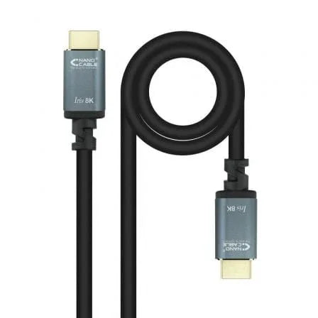 Cable HDMI 2.1 8K Nanocable 10.15.8001/ HDMI Macho - HDMI Macho/ 1m/ Negro - PixelPlaza