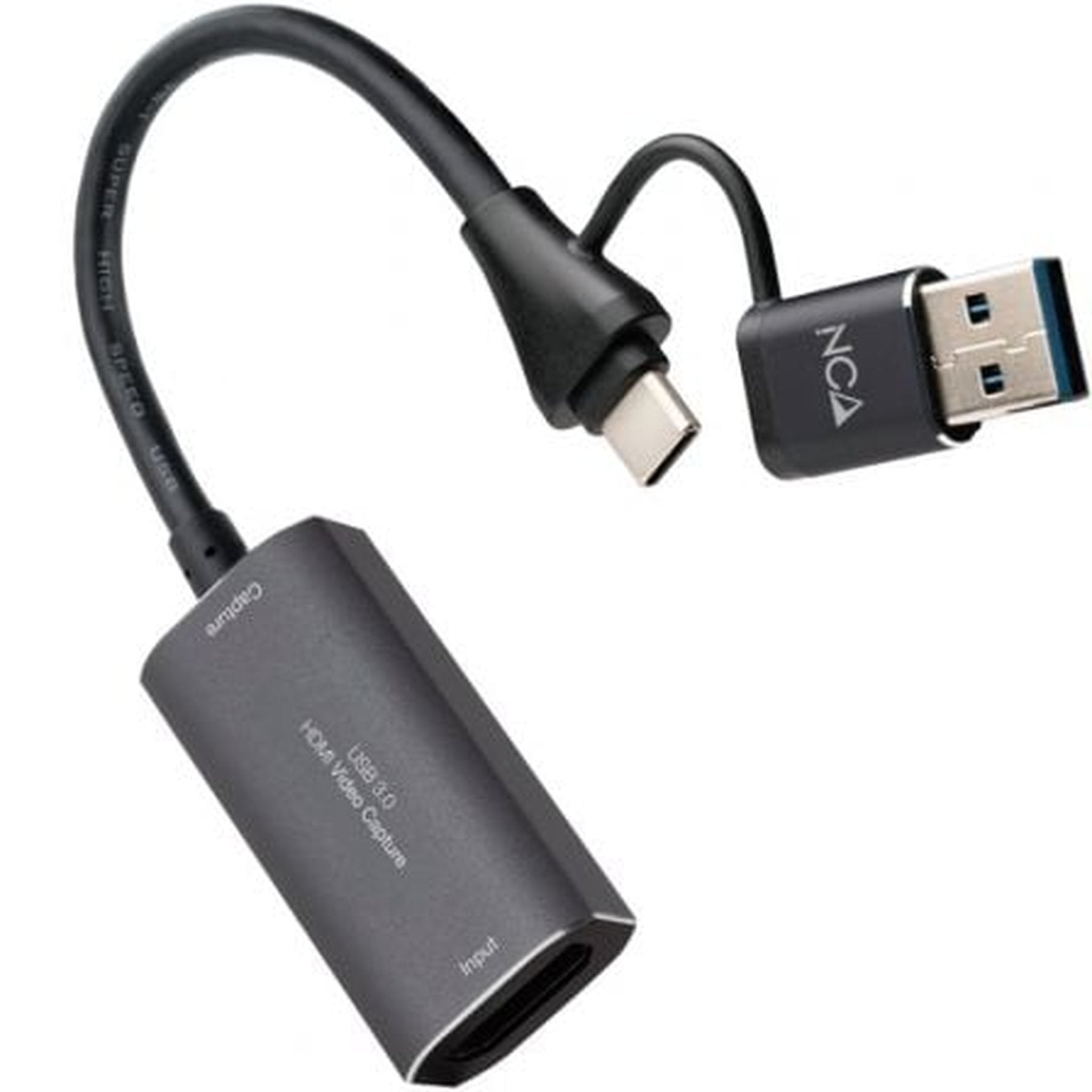 Capturadora de Video Externa Nanocable 10.15.0001/ USB Tipo-C - USB 3.0