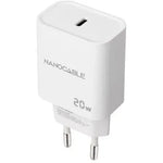 Cargador de Pared Nanocable 10.10.2005/ 1xUSB Tipo-C/ 20W/ Blanco - PixelPlaza