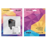 Cargador de Pared Nanocable 10.10.2008/ 1xUSB/ 1xUSB Tipo-C/ 20W/ Negro - PixelPlaza