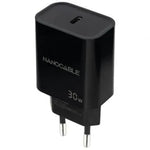 Cargador de Pared Nanocable 10.10.2010/ 1xUSB Tipo-C/ 30W/ Negro - PixelPlaza