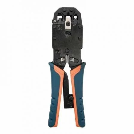 Crimpadora Metálica de Carraca Nanocable 10.31.0102 para RJ10-RJ11-RJ12-RJ45 - PixelPlaza