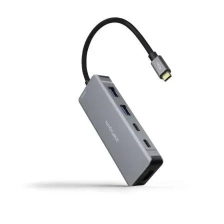 Docking Tipo-C Nanocable 10.16.1006/ 2xUSB/ 1xHDMI 4K/ 2xUSB Tipo-C/ 1xUSB Tipo-C PD - PixelPlaza
