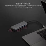 Docking Tipo-C Nanocable 10.16.1006/ 2xUSB/ 1xHDMI 4K/ 2xUSB Tipo-C/ 1xUSB Tipo-C PD - PixelPlaza