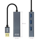 Hub USB 3.0 Nanocable 10.16.4402/ 4xUSB/ Gris - PixelPlaza