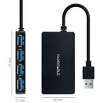 Hub USB 3.0 Nanocable 10.16.4403/ 4xUSB - PixelPlaza