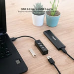 Hub USB 2.0 Nanocable 10.16.4404/ 4xUSB - PixelPlaza