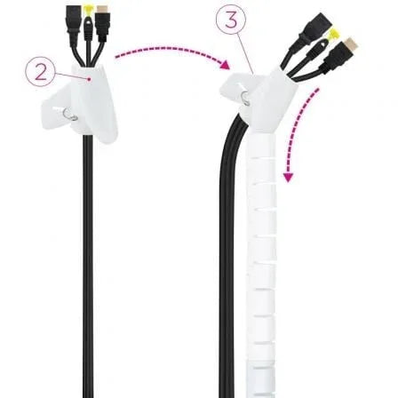 Organizador de Cables en Espiral Nanocable 10.36.0002-W/ 2m - PixelPlaza