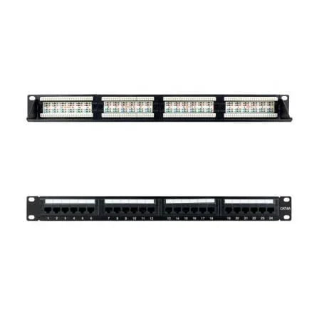 Patch Panel Nanocable 10.21.4124/ 24 Puertos/ Cat.6a/ Altura 1U - PixelPlaza