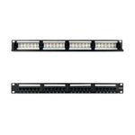 Patch Panel Nanocable 10.21.4124/ 24 Puertos/ Cat.6a/ Altura 1U - PixelPlaza