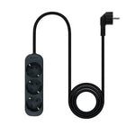 Regleta Nanocable 10.38.0003-NS-BK/ 3 Tomas de Corriente/ Cable 1.4m/ Negra - PixelPlaza