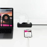 Regleta Nanocable 10.38.0003-NS-BK/ 3 Tomas de Corriente/ Cable 1.4m/ Negra - PixelPlaza