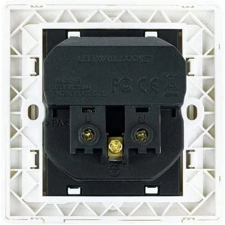 Roseta de Pared Nanocable 10.35.0010/ 1 Schuko/ 2 USB - PixelPlaza