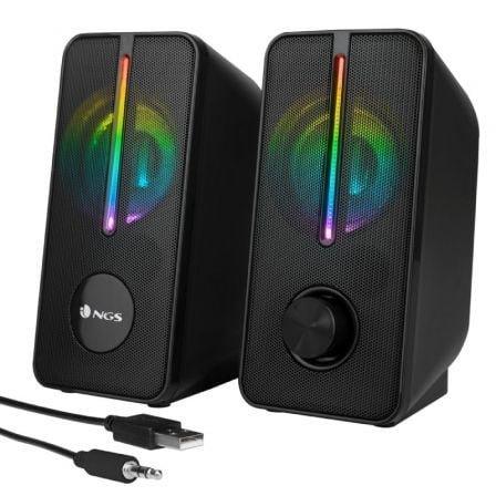 Altavoces NGS GSX-150/ 12W/ 2.0/ Negros - PixelPlaza