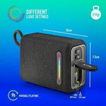 Altavoz con Bluetooth NGS Roller Furia 1/ 15W/ 2.0/ Azul - PixelPlaza