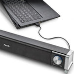 Barra de Sonido con Bluetooth NGS Subway/ 40W/ 2.0/ Negra - PixelPlaza