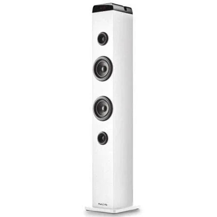 Torre de Sonido con Bluetooth NGS SKY CHARM PRO/ 80W/ 2.0/ Blanca - PixelPlaza