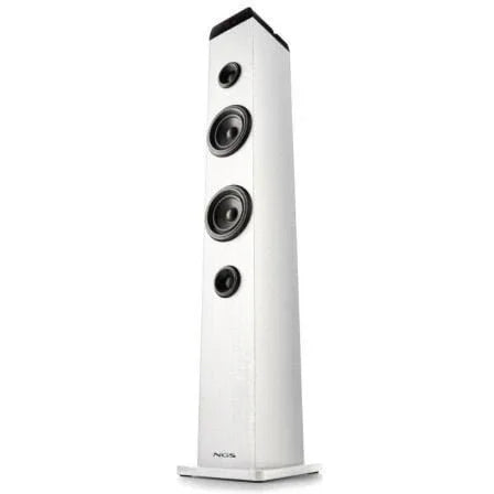 Torre de Sonido con Bluetooth NGS SKY CHARM PRO/ 80W/ 2.0/ Blanca - PixelPlaza