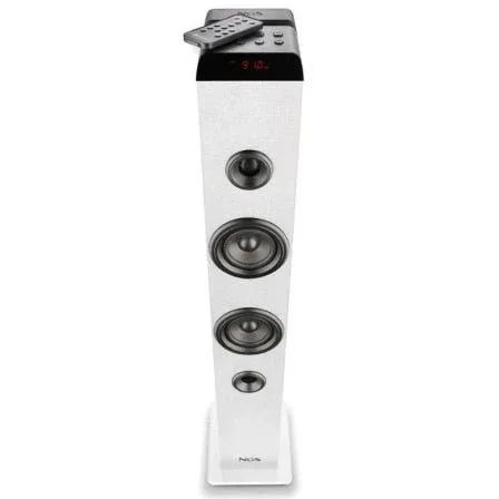 Torre de Sonido con Bluetooth NGS SKY CHARM PRO/ 80W/ 2.0/ Blanca - PixelPlaza