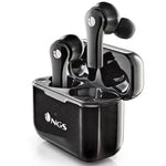 Auriculares Bluetooth NGS Ártica Bloom con estuche de carga/ Autonomía 6h/ Negros - PixelPlaza