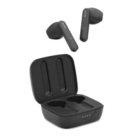 Auriculares Bluetooth NGS Ártica Move con estuche de carga/ Autonomía 7h/ Negros - PixelPlaza