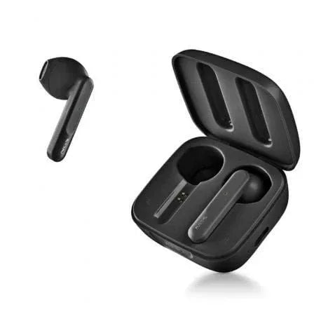 Auriculares Bluetooth NGS Ártica Move con estuche de carga/ Autonomía 7h/ Negros - PixelPlaza