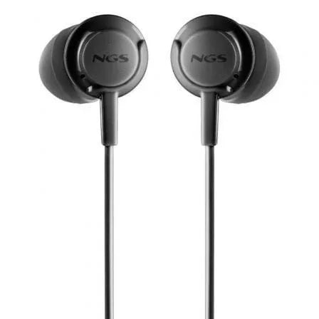 Auriculares Intrauditivos NGS Cross Drift/ con Micrófono/ Jack 3.5/ Negros - PixelPlaza