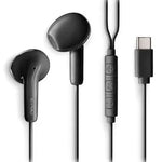 Auriculares Intrauditivos NGS Cross Glide/ con Micrófono/ USB Tipo-C/ Negros - PixelPlaza