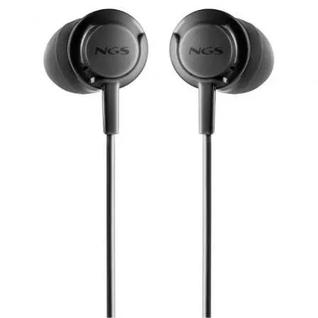 Auriculares Intrauditivos NGS Cross Step/ con Micrófono/ USB Tipo-C/ Negros - PixelPlaza