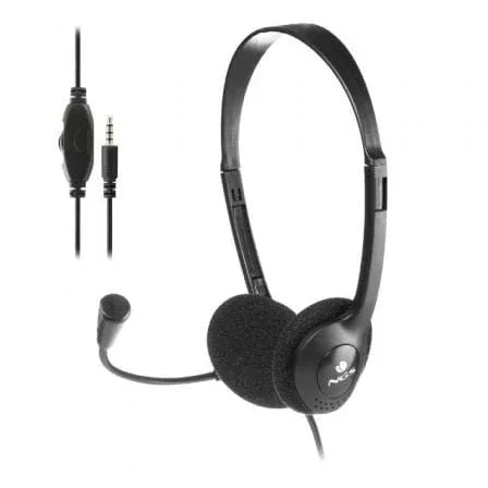 Auriculares NGS MS103 MAX/ con Micrófono/ Jack 3.5/ Negros - PixelPlaza