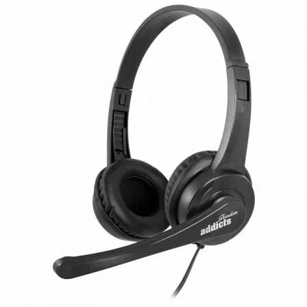 Auriculares NGS VOX505 USB/ con Micrófono/ USB/ Negros - PixelPlaza