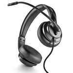 Auriculares NGS VOX605 USB-C/ con Micrófono/ USB Tipo-C/ Negros - PixelPlaza