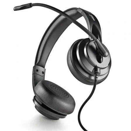 Auriculares NGS VOX605 USB-C/ con Micrófono/ USB Tipo-C/ Negros - PixelPlaza