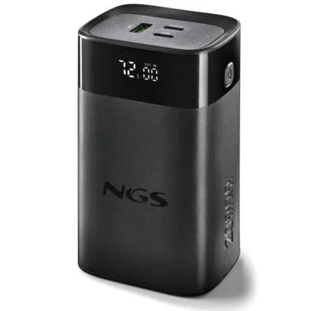 Powerbank 20000mAh NGS TWIX20/ 65W/ Compatible con Portátiles/ Negra - PixelPlaza