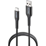 Cable USB 2.0 NGS KNOT-AC/ USB Macho - USB Tipo-C Macho/ 480Mbps/ 1m/ Negro - PixelPlaza