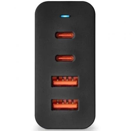 Cargador de Pared GaN NGS Bud 100W/ 2xUSB Tipo-C/ 2xUSB/ 100W - PixelPlaza