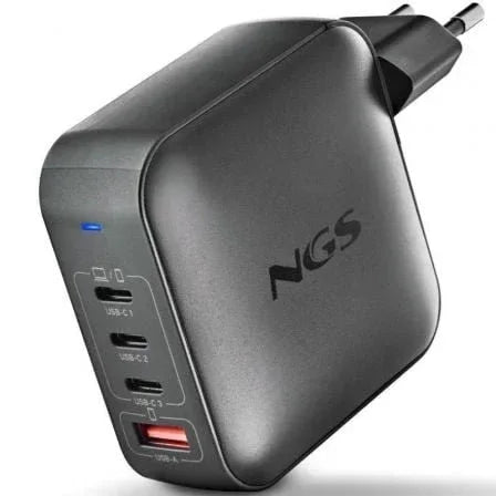 Cargador de Portátil GaN NGS BUD 165W/ 165W/ Automático/ Voltaje 5-21V - PixelPlaza