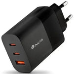 Cargador de Pared GaN NGS Bud 65W/ 2xUSB Tipo-C/ 1xUSB/ 65W - PixelPlaza