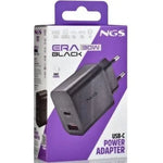 Cargador de Pared GaN NGS Era 30W/ 1xUSB Tipo-C/ 1xUSB/ 30W - PixelPlaza