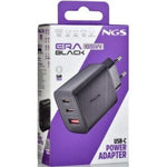 Cargador de Pared GaN NGS Era 65W/ 2xUSB Tipo-C/ 1xUSB/ 65W - PixelPlaza