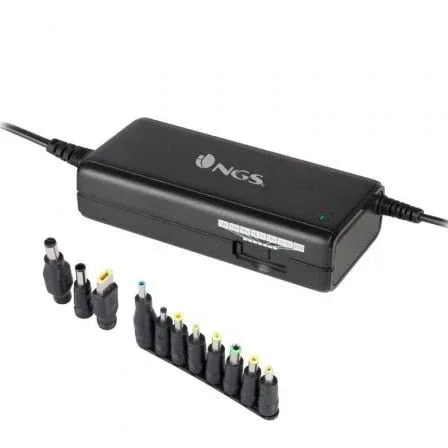 Cargador de Portátil NGS BAN/ 90W/ Manual/ 11 Conectores/ Voltaje 12-20V - PixelPlaza