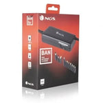 Cargador de Portátil NGS BAN/ 90W/ Manual/ 11 Conectores/ Voltaje 12-20V - PixelPlaza